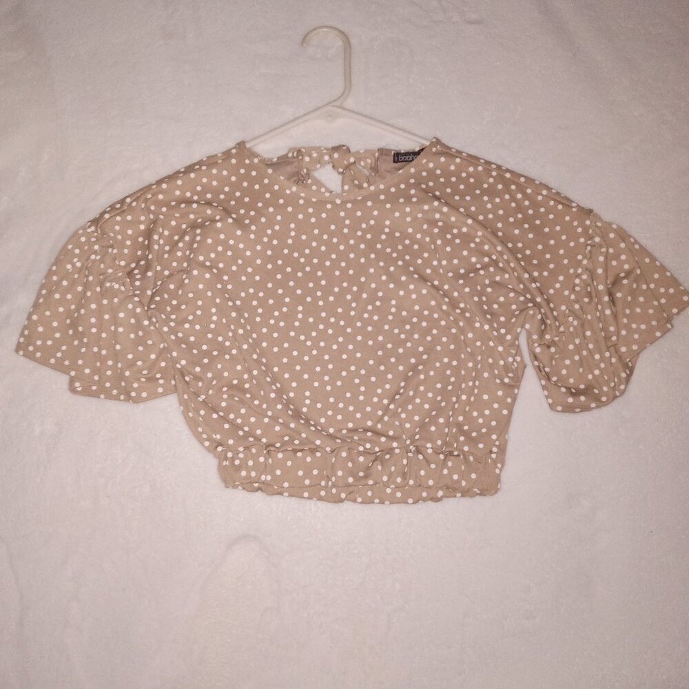 Boho cropped blouse